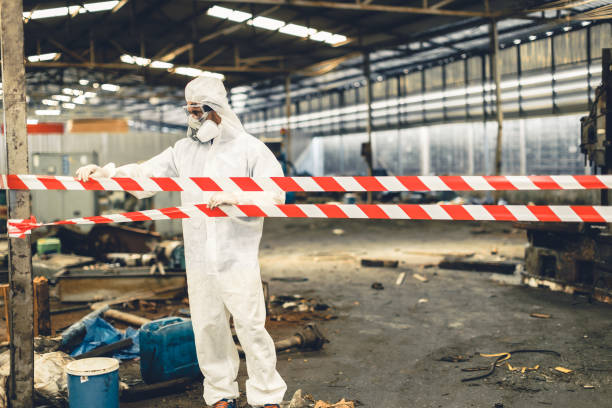 Professional Biohazard technician working in Garrison, MD